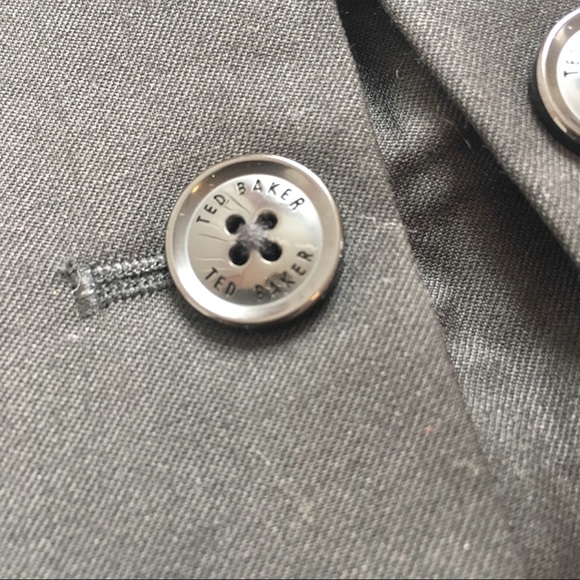 Black Pencil Skirt w Buttons by Ted Baker London - Picture 5 of 8